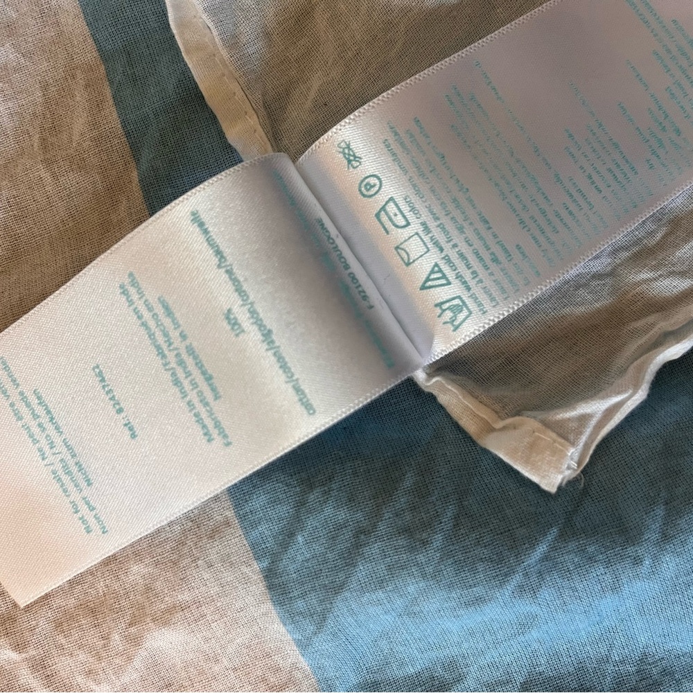 Dolce & Gabbana Light Blue and Blush Logo Scarf - Picture 4 of 4